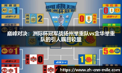 巅峰对决:洲际杯冠军战扬州举重队vs金华举重队的引人瞩目较量