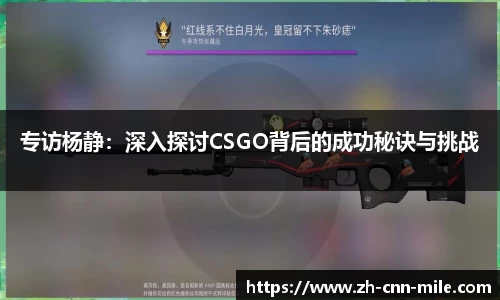 专访杨静：深入探讨CSGO背后的成功秘诀与挑战